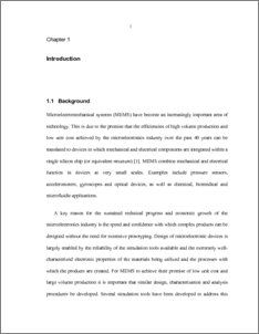 Mechanical design thesis pdf