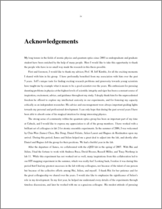 Acknowledgement dissertation sample